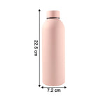 Stainless Steel Double Wall Vacuum-Insulated Drink Water (Pink / 500 ML Approx)
