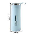 Leak Proof Glass Water Bottle (1 Pc)