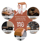 4 Pc Soft Foam Table Corner Protectors Set with Safety Tape