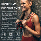 High-Speed Skipping Rope with Foam Padded Handles (1 Pc)