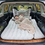 Portable Car Air Mattress Set with Pig Pillow and Cushions for Travel Comfort (1 Set)