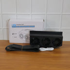 Triple Fan Plug & Play Car Exhaust Ventilation System (1 Set)