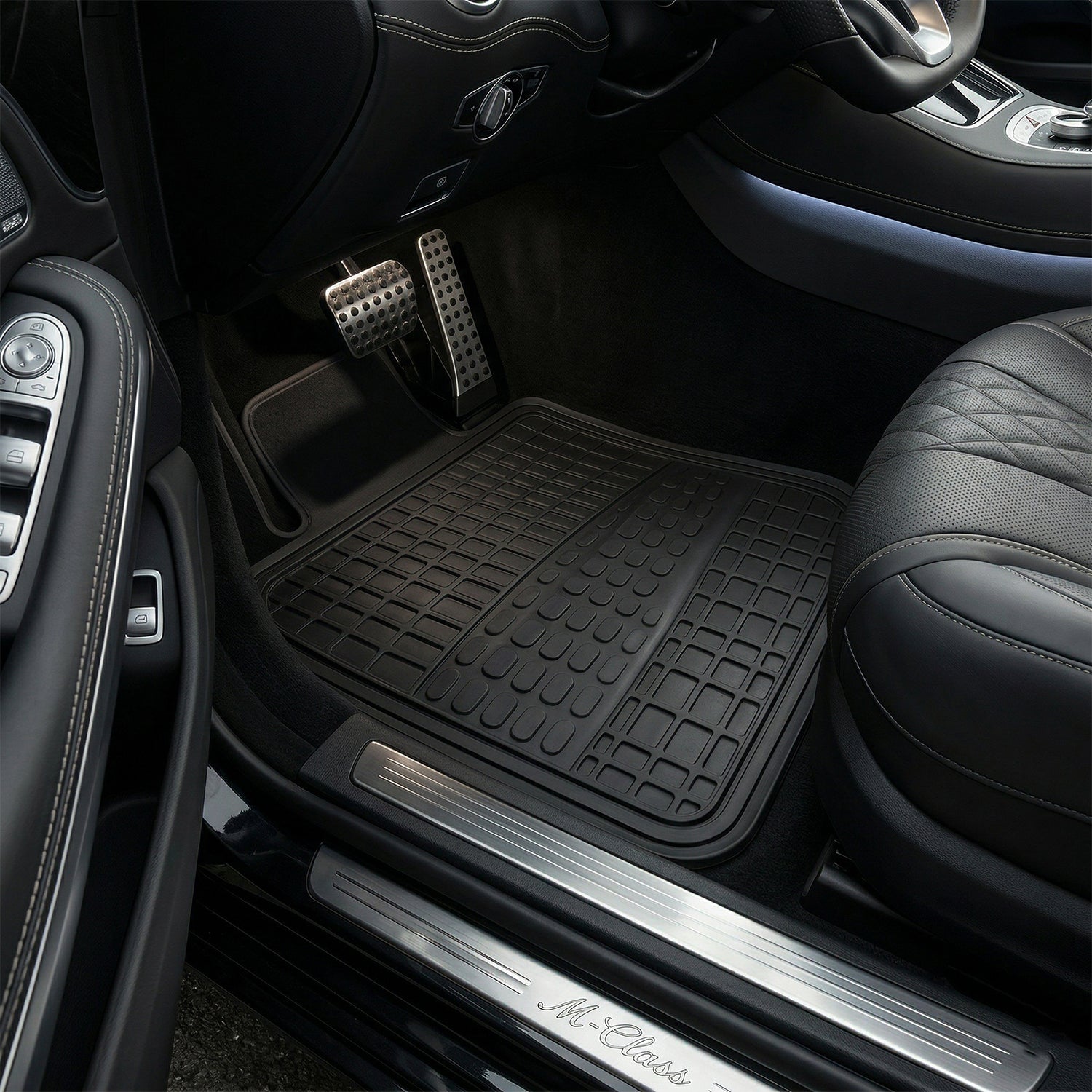 Premium Heavy Duty Car Floor Mat Set (4 Pc)