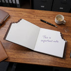 unique gift notebook chocolate shape