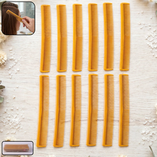 12 Pc Set, Premium Quality Plastic Hair Comb-Health & Personal Care-AniGuess-AniGuess