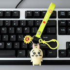 Soft silicone bunny bag accessory