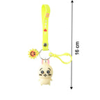 Colorful decorative strap keychain