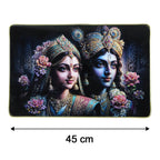 Premium Decorative Radha Krishna Wall Painting Frame 45x30 Cm (1 Pc)
