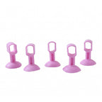 Silicone Door Stopper Suction Door Holder Anti Collision Door Handle Stopper (5 Pc)