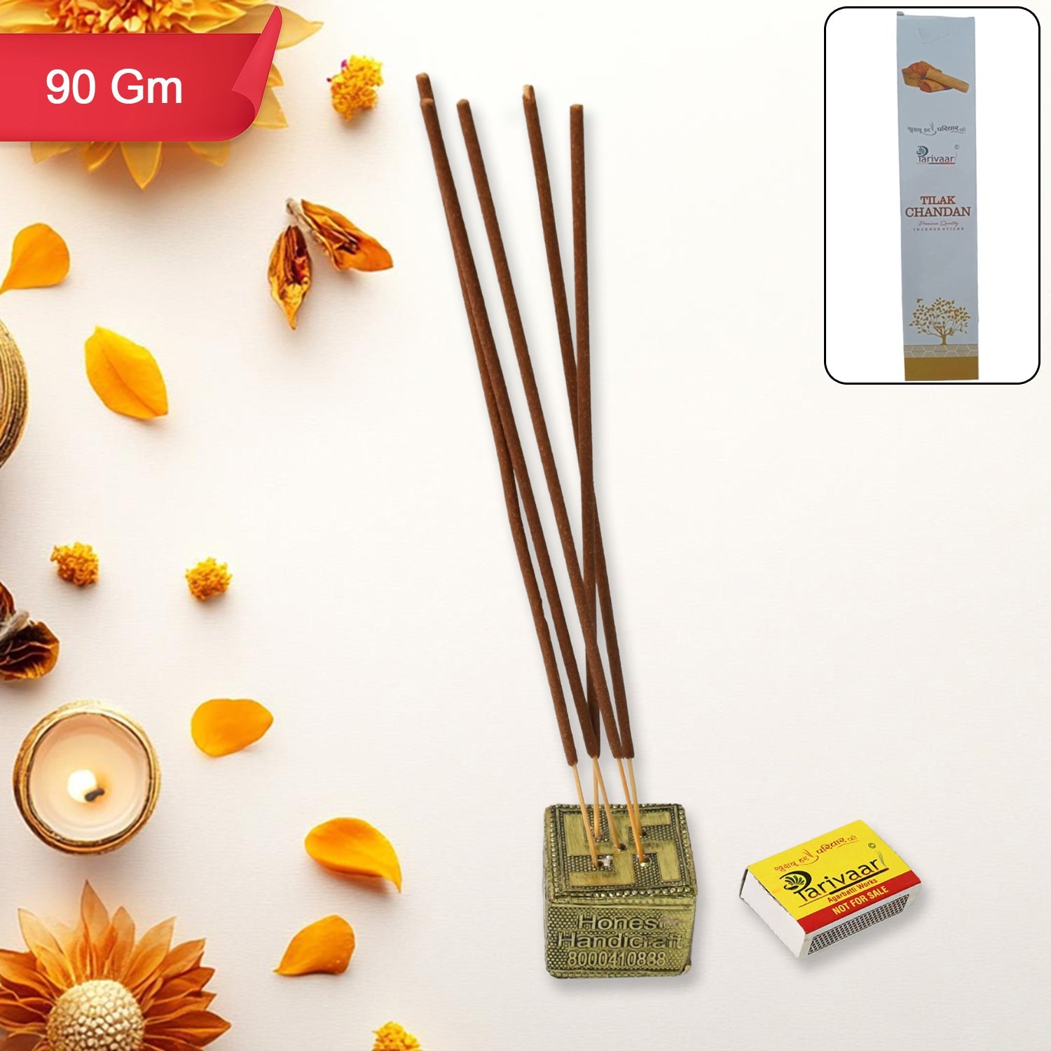 Mix Flavour Incense Sticks / Agarbatti (90 GM With Machis / Mix 1 Packet)-Home Improvement-AniGuess-AniGuess
