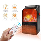 Portable Electric Fireplace lamp LED Flame Heater (1000w / 1 Pc)