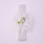 Cute Soft Elastic Floral Baby Headband Stylish Stretchable Hair Band (1 Pc)