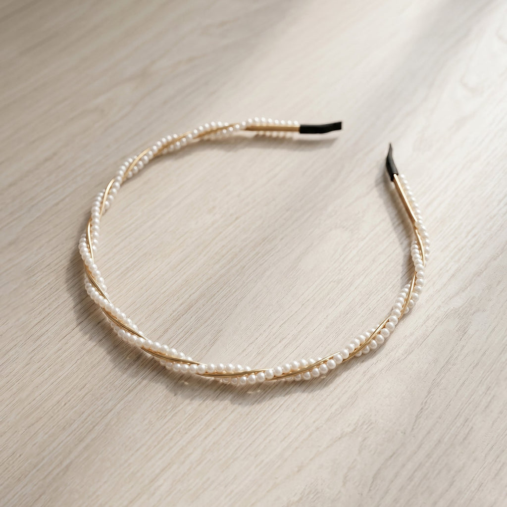 Elegant Pearl Design Hairband (1 Pc)