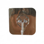 Adhesive Brushed Steel Flower Wall Hook