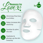 In’lief Hyaluronic Acid 0.1% & Aloe Vera 0.5% Hydrating Facial mask (1 Pc)