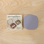 Plastic Jewelry Storage Box with Built-in Mirror (1 Pc)