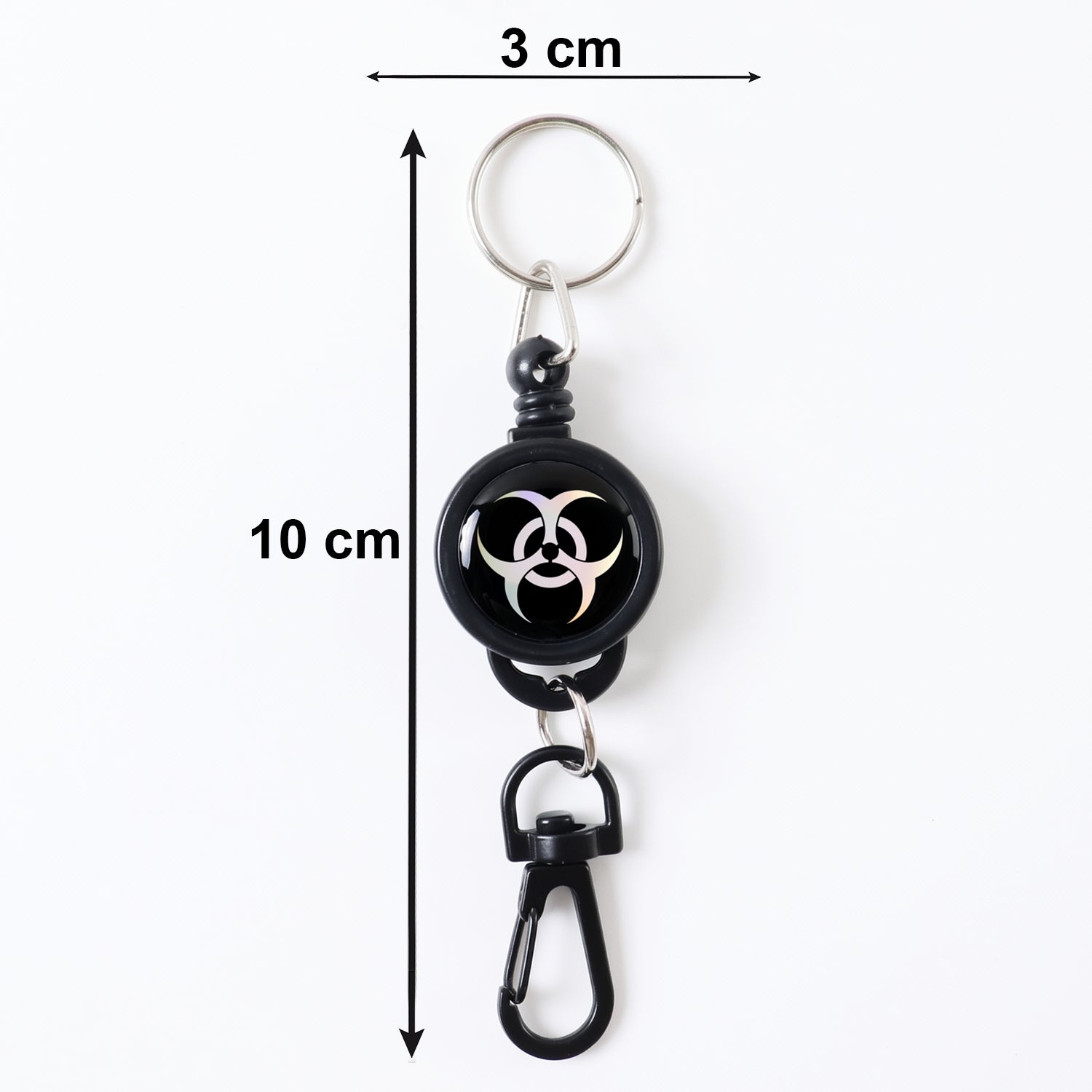 Safety Anti-Lost Retractable Keychain with Durable Reel Clip (1 Pc / Big)-Car & Motorbike-AniGuess-AniGuess