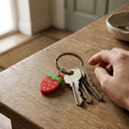 Strawberry Charm Keychain