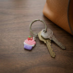 cute dessert keyring charms