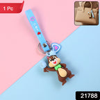 Adorable squirrel key ring charm