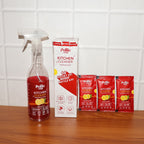 Pollic kadam Concentrated Kitchen Surface Cleaner Refill Kit with Spray Bottle