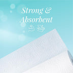 Freshee Super-Absorbent Kitchen Roll 4-in-1 Paper (4 Rolls × 60 Sheets = 240 Sheets)