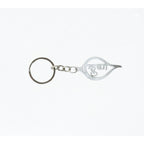 devotional krishna metal keychain