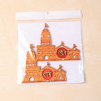 Subh Labh Temple Design Wall Sticker