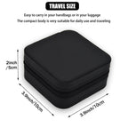 Leather jewellery travel organizer box full view India