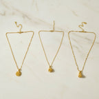 Stylish gold finish necklace accessory