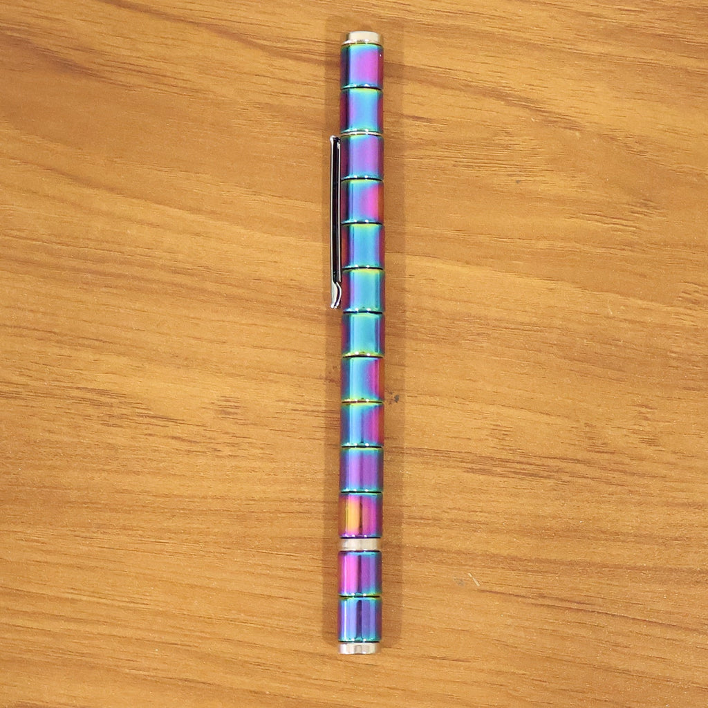 Magnetic Metal Writing Pen with Fidget Spinner Function - 1 Pc-Office Products-AniGuess-AniGuess
