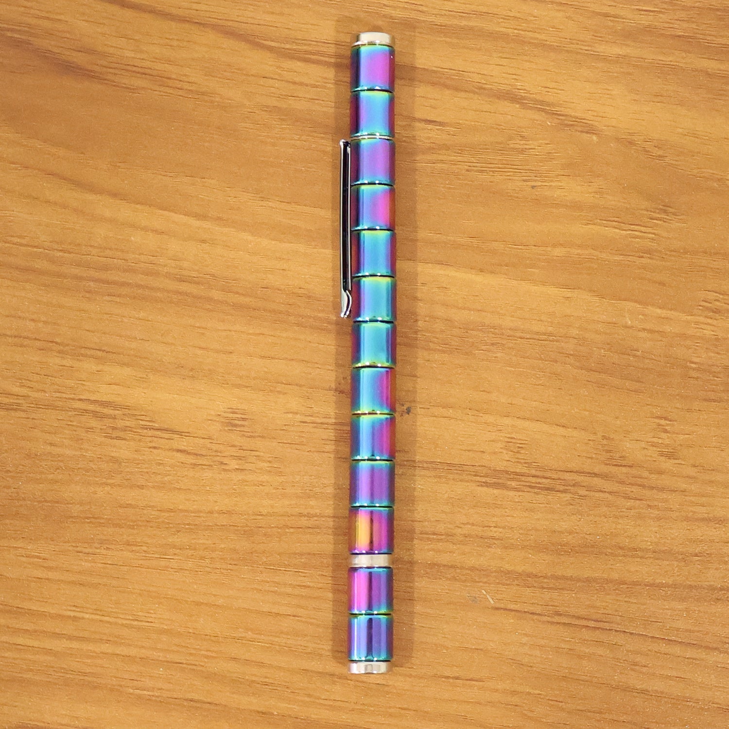 Magnetic Metal Writing Pen with Fidget Spinner Function - 1 Pc-Office Products-AniGuess-AniGuess