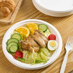 Freshee 9 Inch Compostable Bagasse Plate (10 Pc)