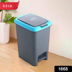 Apex Plastic Push Pedal Dust Bin 6.5L - lifestyle