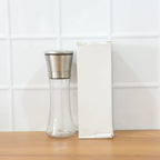Premium Stainless Steel & Glass Manual Spice Grinder (1 Pc)