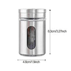 2 in 1 Stainless Steel Spice Jar