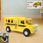 kids yellow bus toy