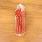 Food Plastic Spoon Set Table Spoon Tea Spoon Coffee Spoon  Heat Resistant 5 Pc