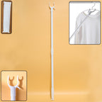 Wall-mounted clothes hook rod for hanging garments