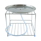 durable stainless steel utensil rack