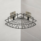 Easy-mount bathroom rack 