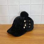 Elegant Winter Fur Cap for Women (1 Pc)