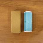 Wall Mounted Toothbrush Holder with Protective Cover (1 Pc)
