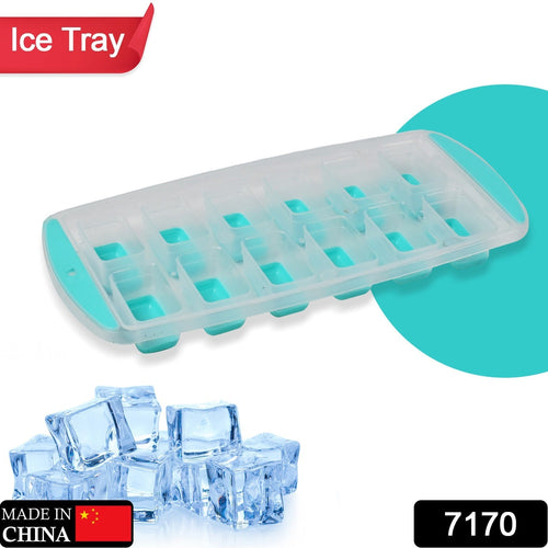 12-Grid Silicone Ice Cube Tray - Food-Grade Square Ice Maker, Easy Release Bottom-Home & Kitchen-AniGuess-AniGuess