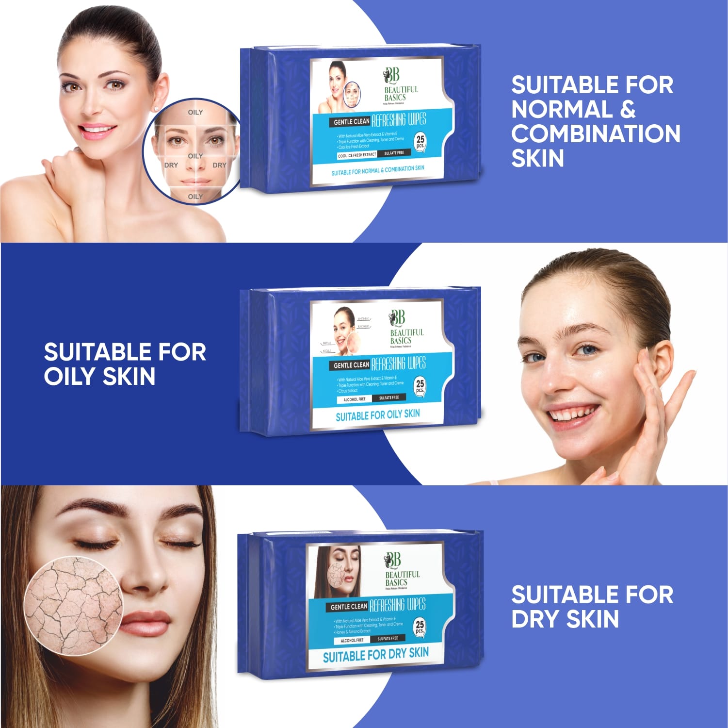 Refreshing Wet Wipes for Face 25 Wipes-Beauty-AniGuess-AniGuess