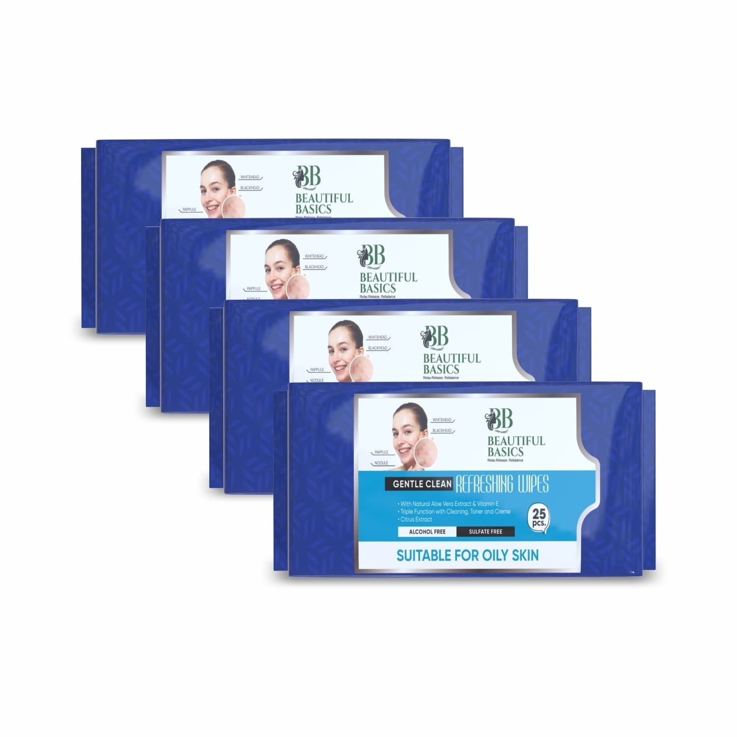 Refreshing Wet Wipes for Face 25 Wipes-Beauty-AniGuess-AniGuess