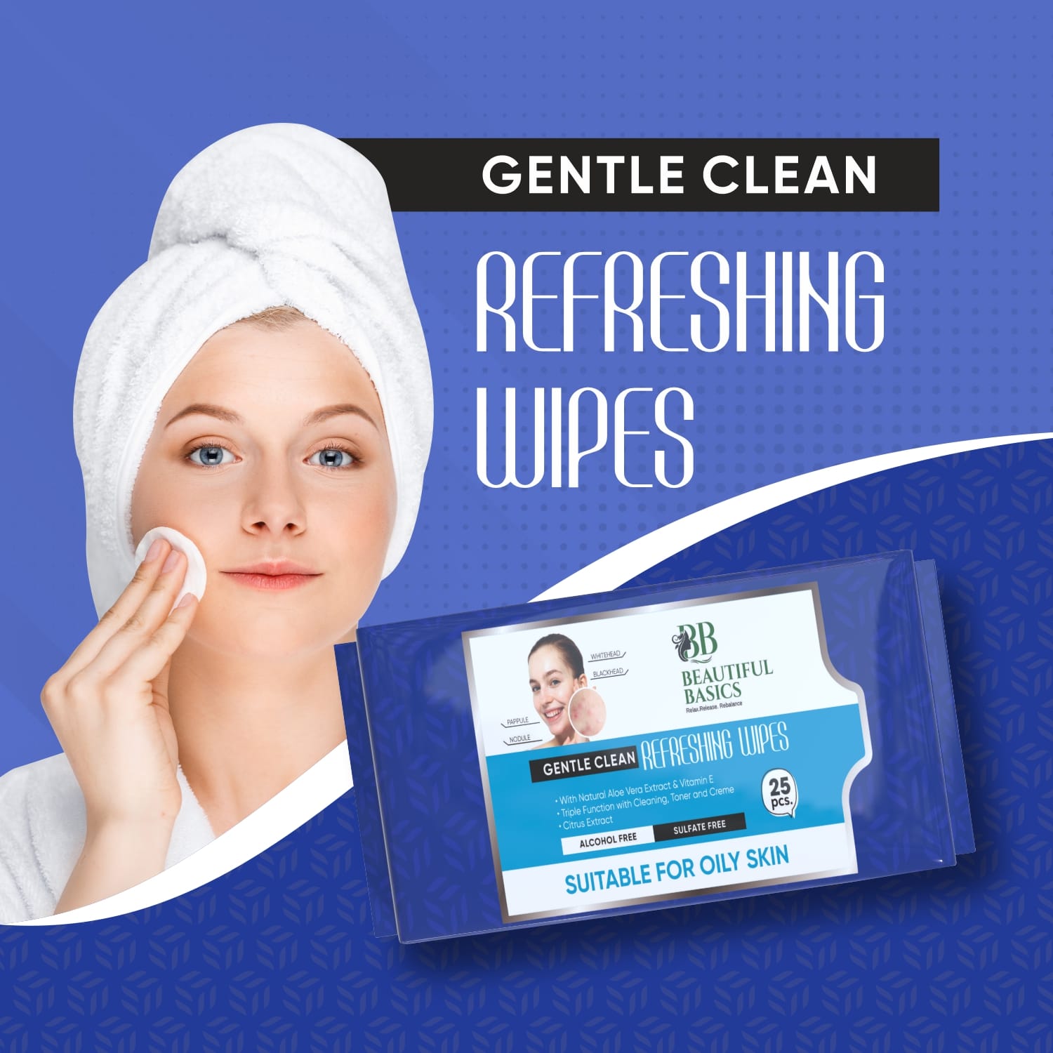 Refreshing Wet Wipes for Face 25 Wipes-Beauty-AniGuess-AniGuess