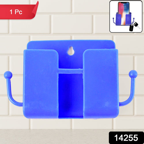 1 Pc Blue Wall mount Mobile Stand With Hook-mobile accessories-AniGuess-AniGuess