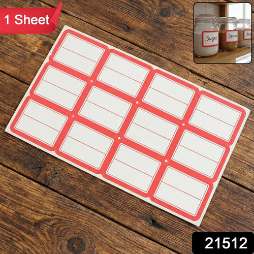 1 Sheets Self-Adhesive Label Stickers-Office Products-AniGuess-AniGuess