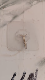 Self Adhesive Transparent Wall Hook (1 Pc)